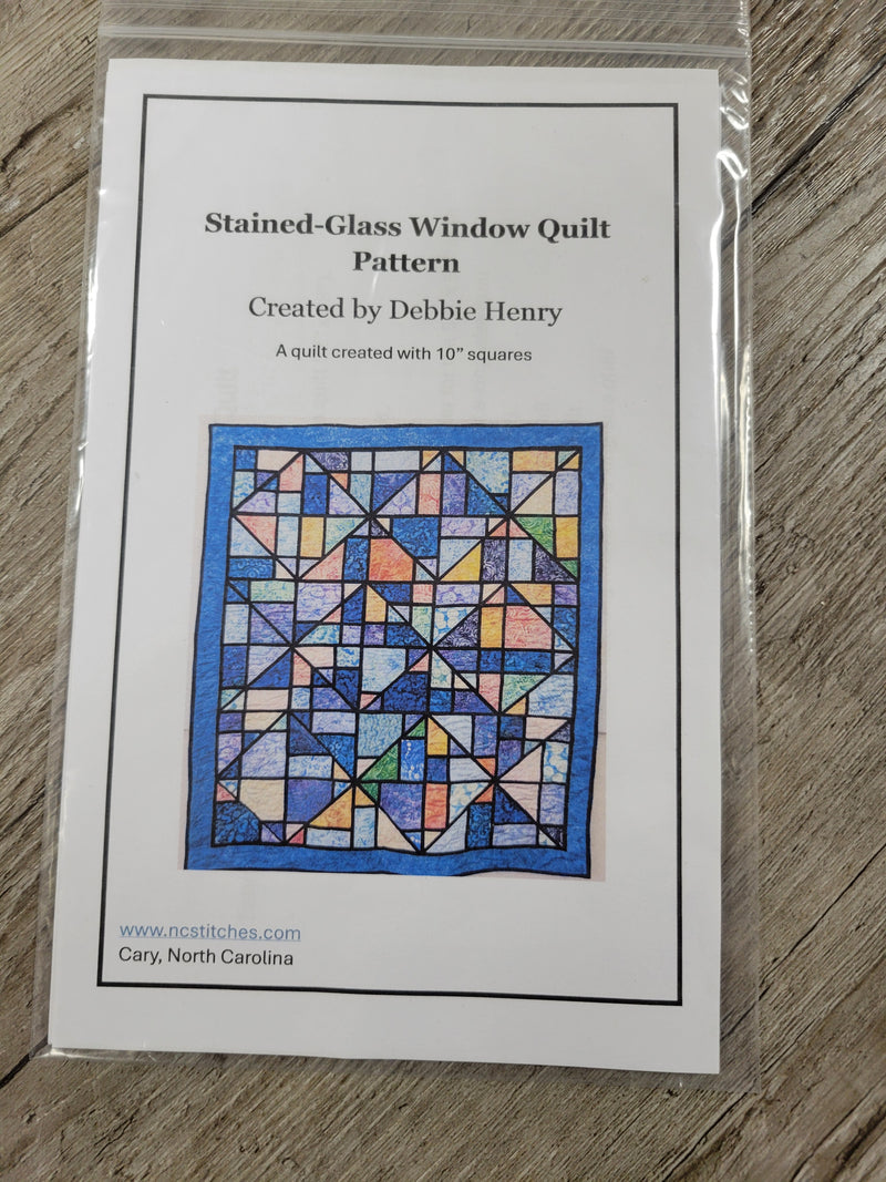 Stained-Glass Window Quilt Pattern by Debbie Henry - SGW