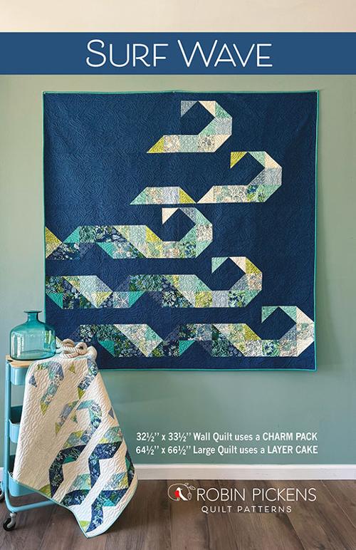 Surf Wave Quilt Pattern by Robin Pickens - RPQP SW160