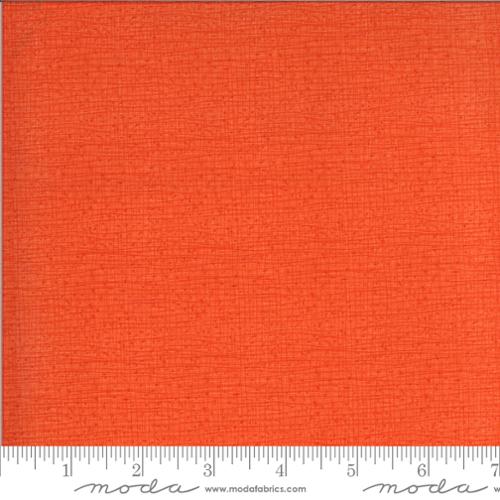 Thatched Quilt Fabric - Blender in Clementine - 48626 138