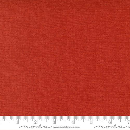 Thatched Quilt Fabric - Blender in Paprika (Dark Orange) - 48626 183