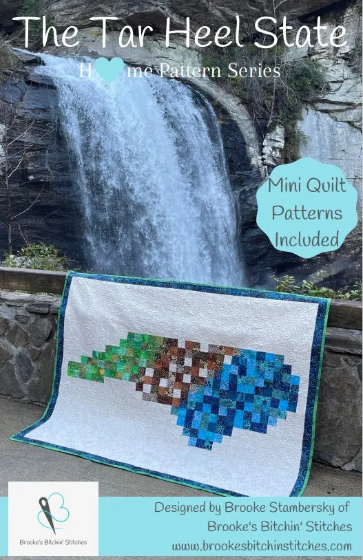 The Tar Heel State North Carolina Quilt Pattern - THSNC