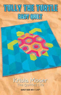 Tully the Turtle Baby Quilt by Krista Moser - TQL10029