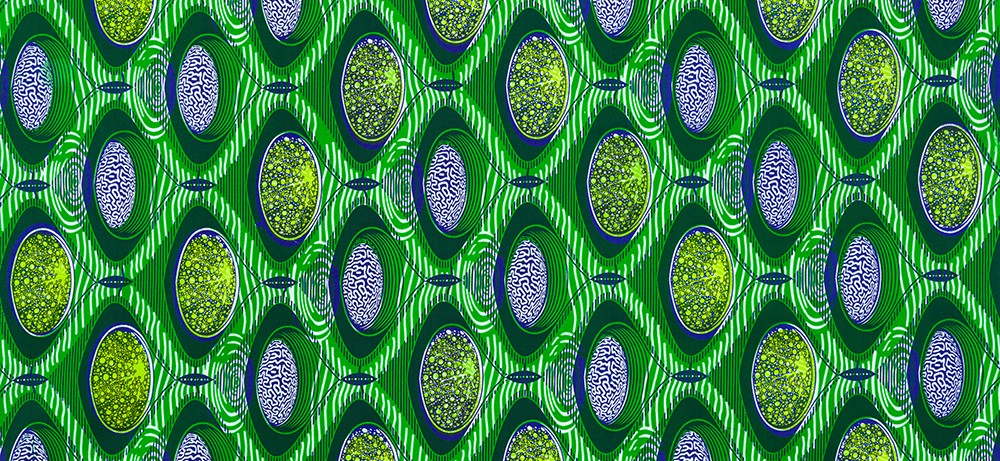 Uniwax Prints from Ivory Coast Quilt Fabric - Peapod - UW-24732B2B-2 PEAPOD