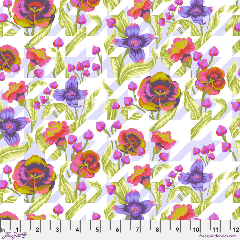 Untamed Quilt Fabric by Tula Pink - Puppy Love in Nova Purple  - PWTP237.NOVA