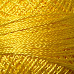 Valdani 11 Sunflower Solid - Perle/Pearl Cotton Size 12, 109 yard ball - PC12-11