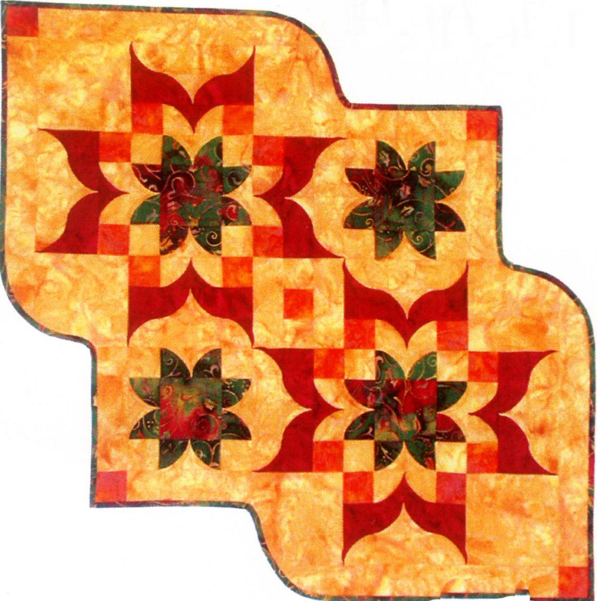 Victorian Table Runner Quilt Pattern from Southwind Designs - SWD411