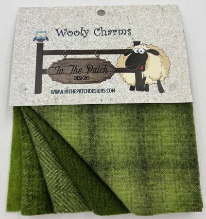 Wooly Charms - Avocado Green - 5 pieces - WC5708