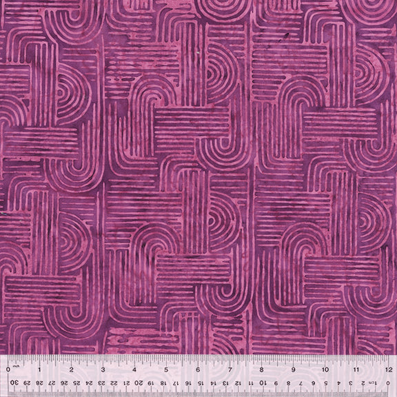 Zen Garden Batik Quilt Fabric - Zen Garden in Delight Purple - 862Q-2