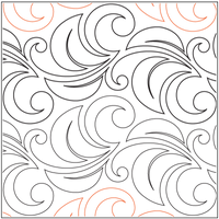 Longarm Pattern: Bohemian Leaves