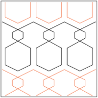 Longarm Pattern (not for sale): AM - Hexercize