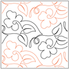 Longarm Pattern: Pansies