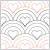 Longarm Pattern: Rainbow Hearts