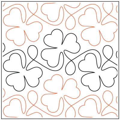 Longarm Pattern: Shamrock - Petite