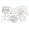 Longarm Pattern (not for sale): Snowflakes and Curls