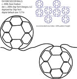 Longarm Pattern: Soccer Balls