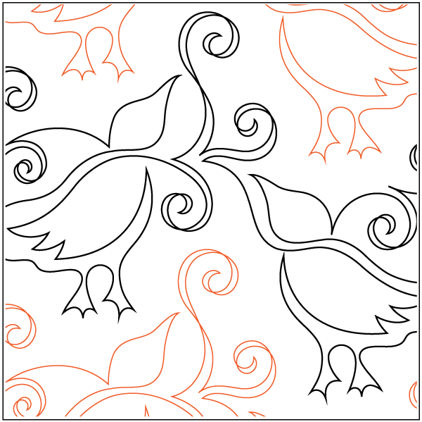 Longarm Pattern: Song Birds