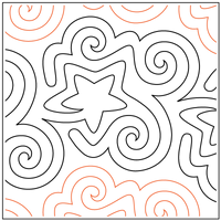 Longarm Pattern (not for sale): Stardust