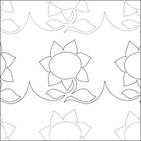 Longarm Pattern: Sunflowers for Ukraine