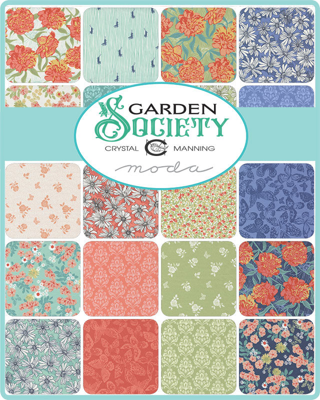 Layer Cake 10in Cotton Fabric Squares Garden L's Modern , LECIEN