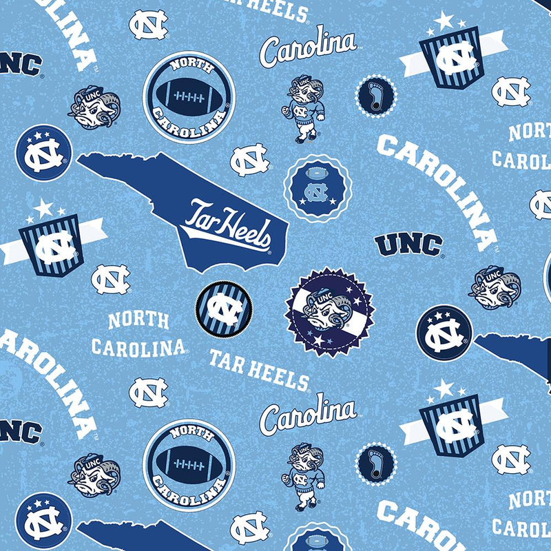 College Cottons Quilt Fabric - University of North Carolina (UNC) Map –  Cary Quilting Company