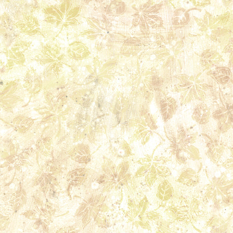 Flourish Quilt Fabric - Stucco Leaf Blender in Cream - 1649 29336 E