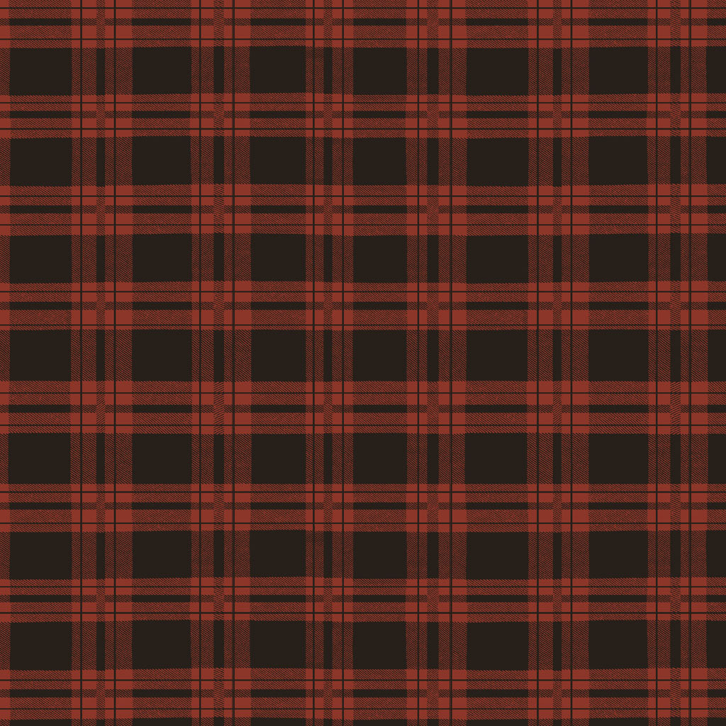 Living the Dream Quilt Fabric - Plaid Blanket in Light Brick Red - Y3442-50