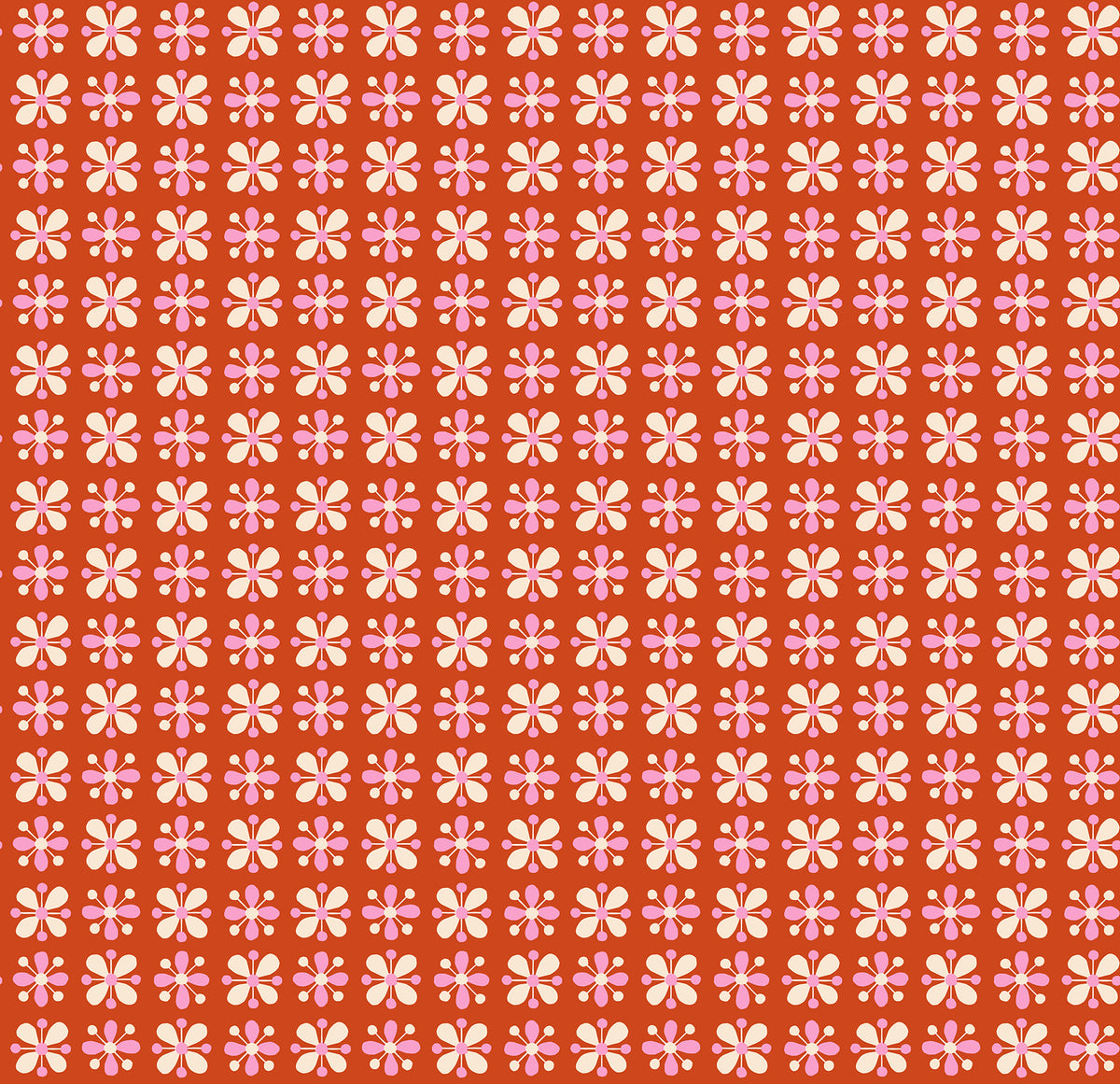 Petunia Quilt Fabric by Ruby Star Society - Wallflower in Cayenne Red - RS3051 14