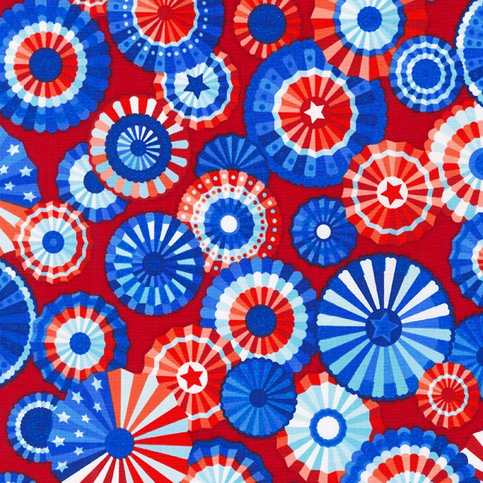 Indivisible Quilt Fabric - Patriotic Patchwork in Multi - 1649-28683-X –  Cary Quilting Company